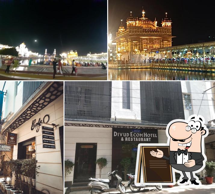 You can get some fresh air at the outside area of Divud Ecom Hotel