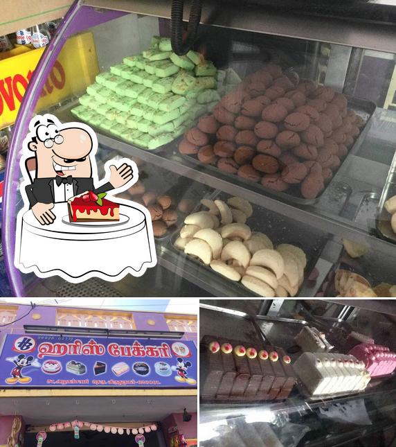 Harish Bakery provides a variety of sweet dishes