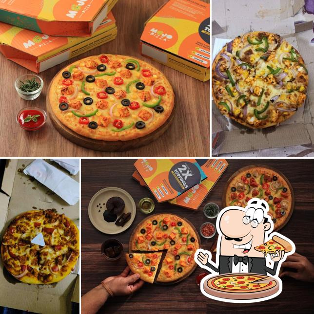 Pick different kinds of pizza