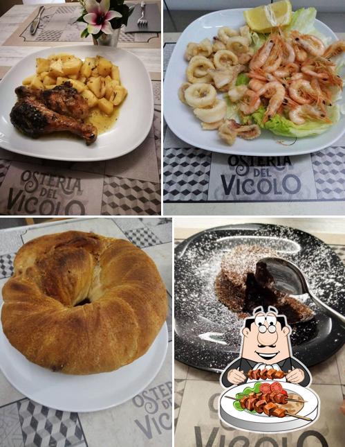 Platti al Osteria del vicolo