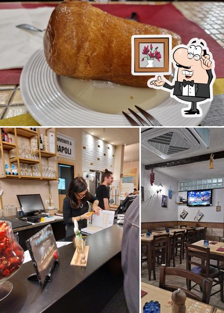 Pizzeria Trattoria L'Oro di Napoli si caratterizza per la interni e cibo