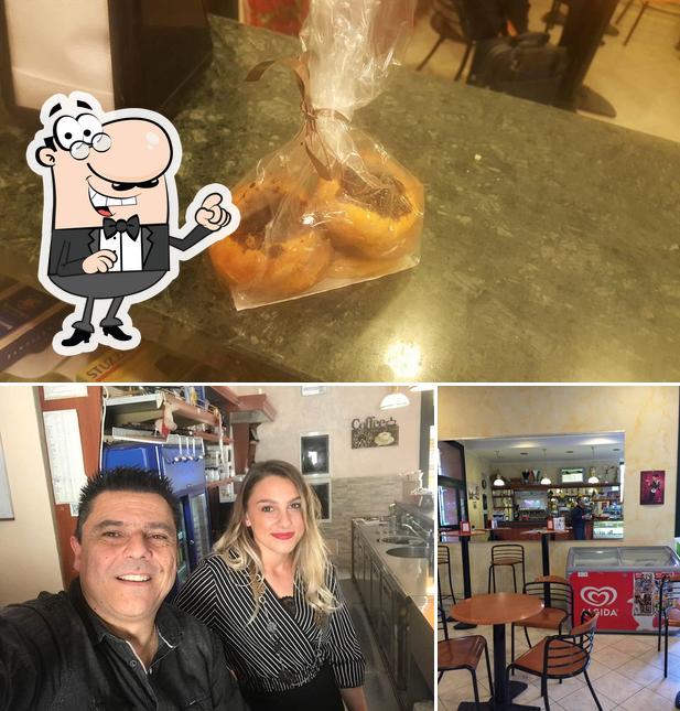 La interni e cibo del ristorante