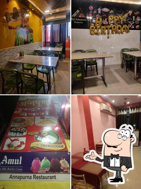 The interior of Annpurna Resturent & Bakers