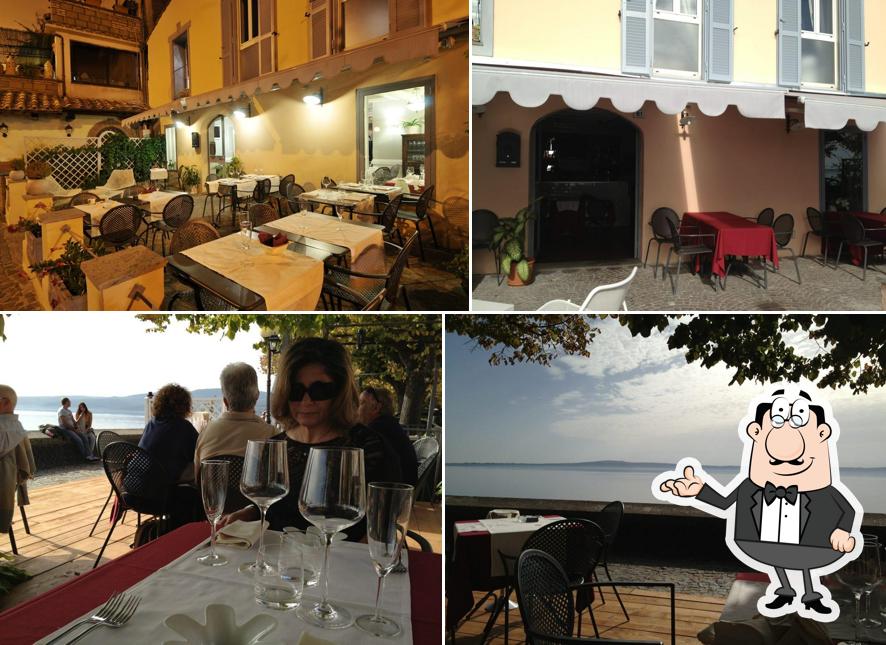 Gli interni di Aqua Bistrot