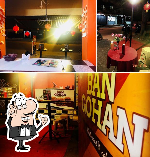 The interior of Ban Gohan Restaurant