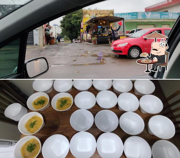 O exterior do Eskinão da Pizza