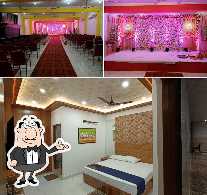 The interior of Hotel Tulsi Swaroop-Best Hotel/Rooms/A.C. Banquet Hall/Marriage Lawn/Deluxe Room in Banda
