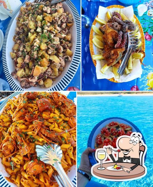 Cibo al Pescaturismo Porto Pino Tiziano I