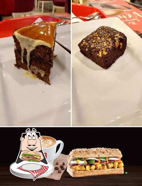 Club sandwich at Cafe Coffee Day
