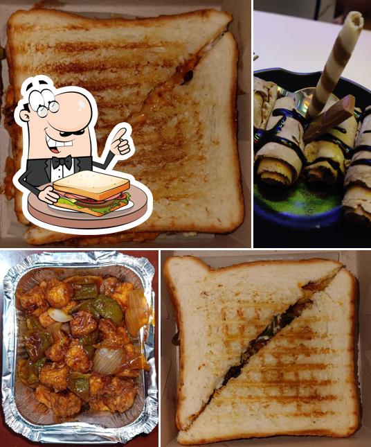 Grilled cheese sandwich at Ifruit Amalapuram