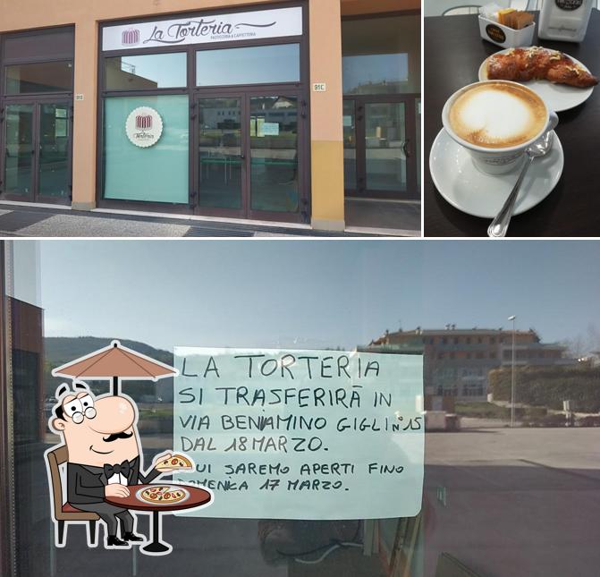 Tra le diverse cose da La Torteria si possono trovare la esterno e bevanda