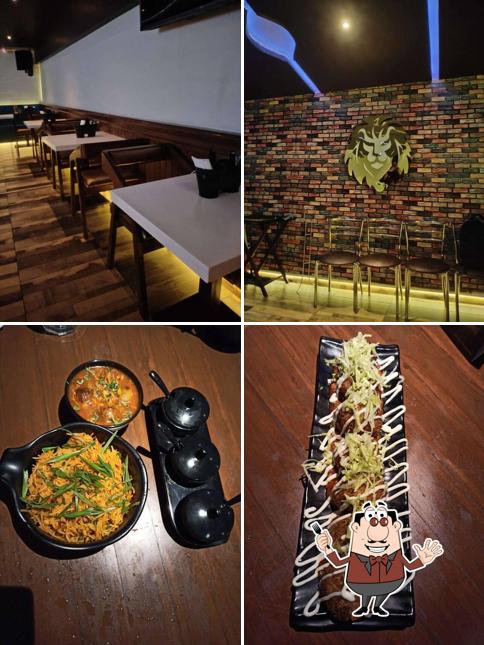 Food at Lion Heart Lounge