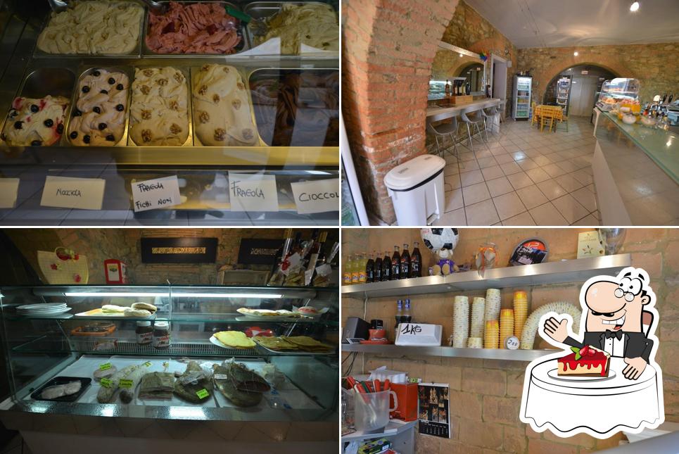 BAR CENTRALE serve un'ampia gamma di dessert