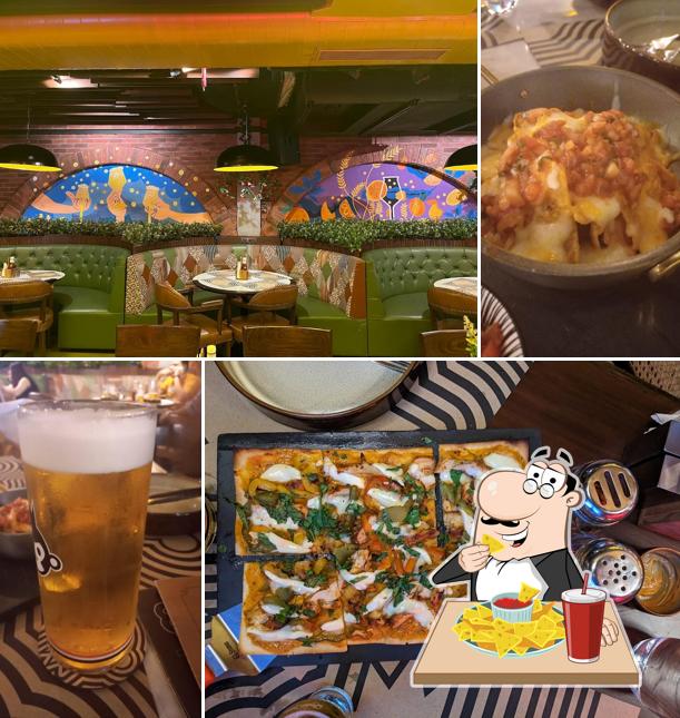 Nachos at Bira 91 Taproom DLF CyberHub