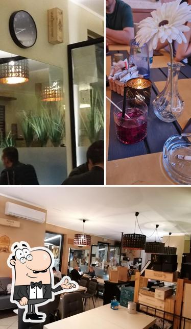 Gli interni di Café Matisse