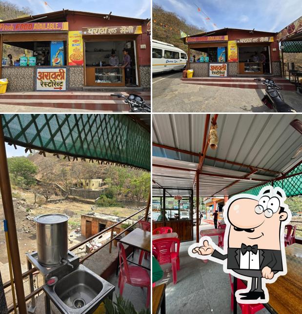 The restaurant's interior and exterior