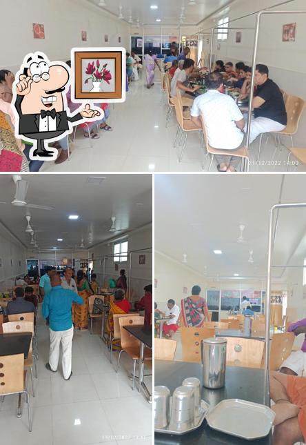 The interior of Hotel Sri Vari Bhavan