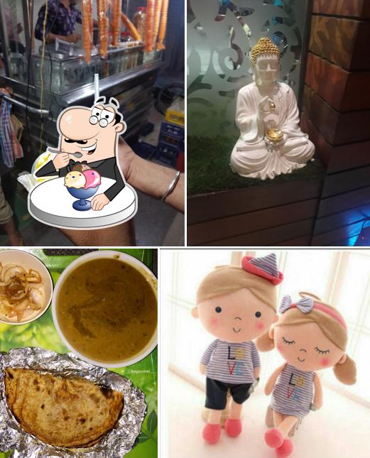 New Shakti Om Vegetarian Dhaba offers a number of sweet dishes