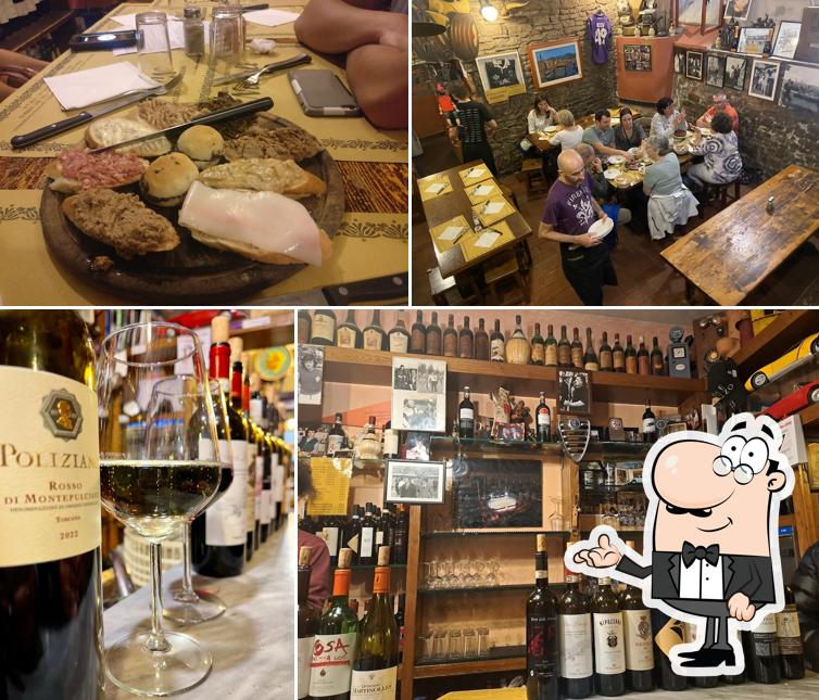 Gli interni di Osteria Nuvoli
