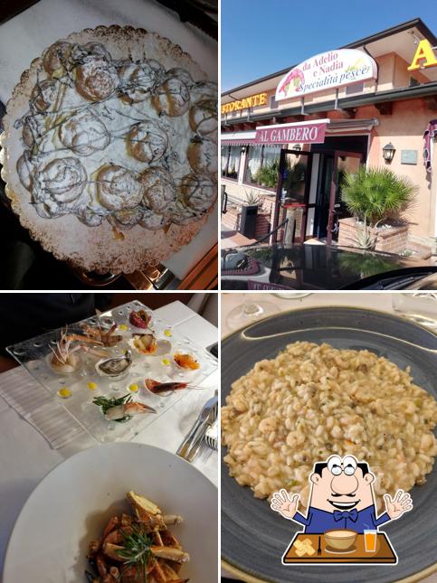 Cibo al Ristorante al Gambero