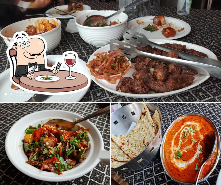 Food at Hut Garden Family restaurant