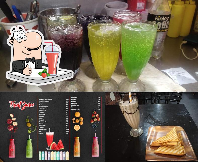 Sree Nambees offers a range of drinks