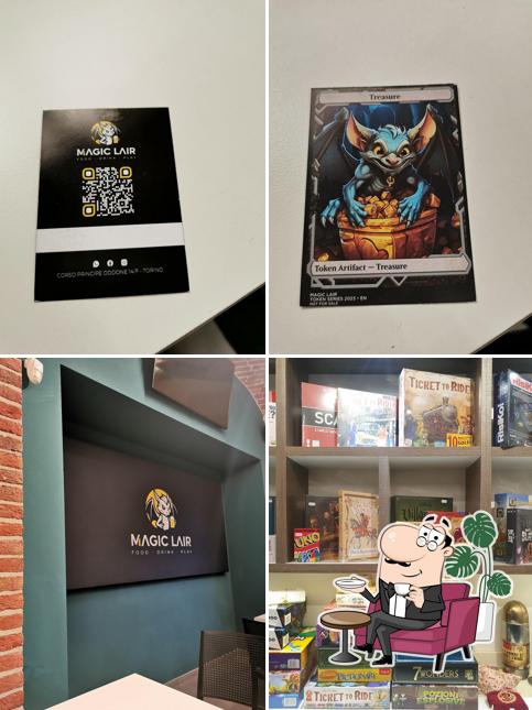 Gli interni di Magic Lair