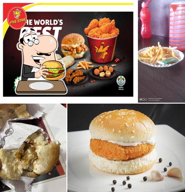 FIVE STAR CHICKEN’s burgers will suit a variety of tastes