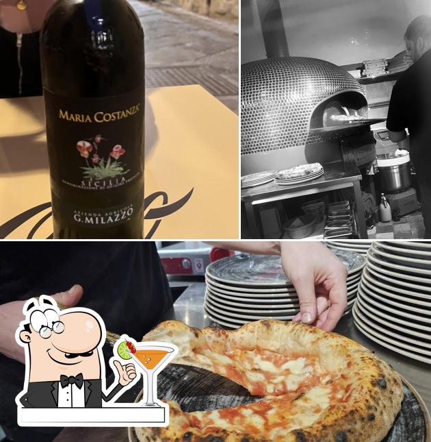 La bevanda e cibo del ristorante