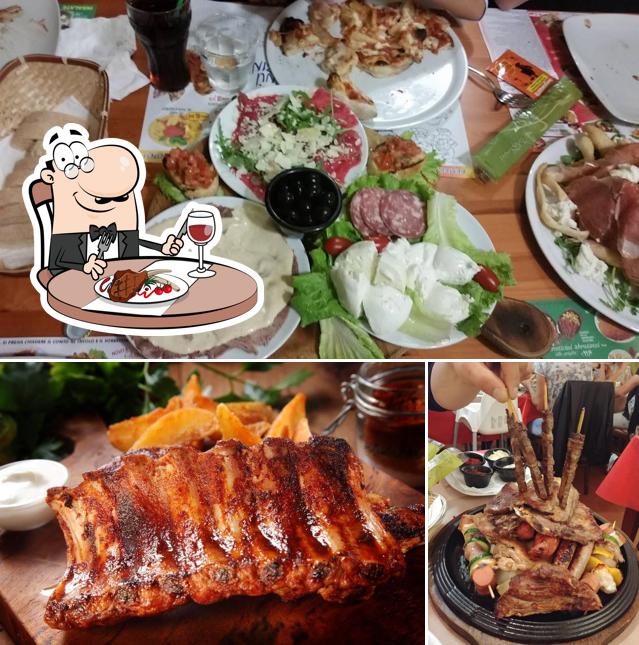 Ordina i piatti di carne a Mucca Pazza