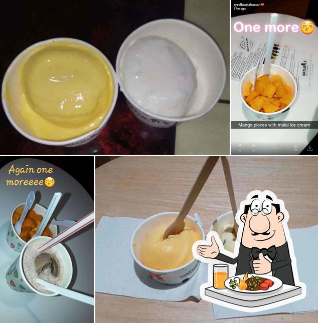 Food at Naturals Ice Cream