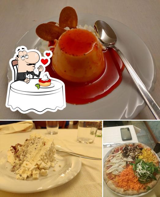 Pizzeria Grosso serve un'ampia gamma di dolci