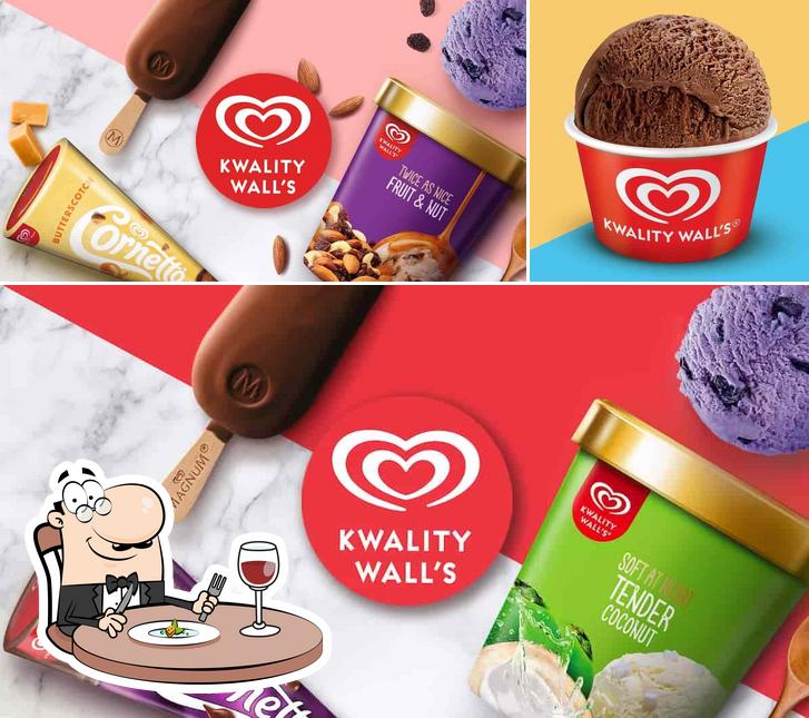 Food at Kwality Wall's Ice Cream And More
