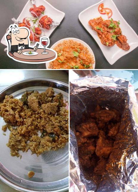 Food at Madrasi Biryani