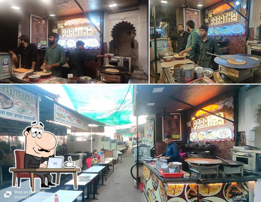 The interior of Mr Paratha