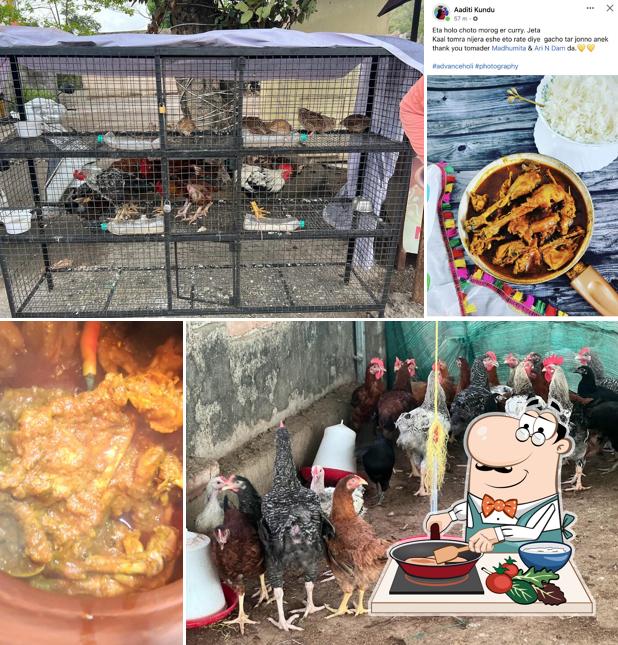 Chicken curry at Organic india Chicken Farm(Chicken Shop)