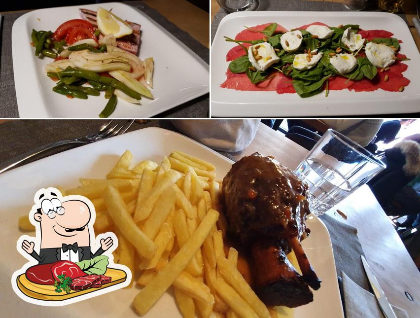 Carpaccio di manzo al Ristorante Cipriano