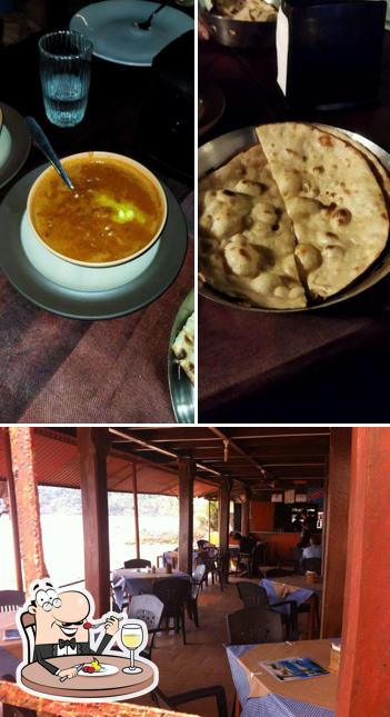 Take a look at the photo displaying food and interior at Sarita's