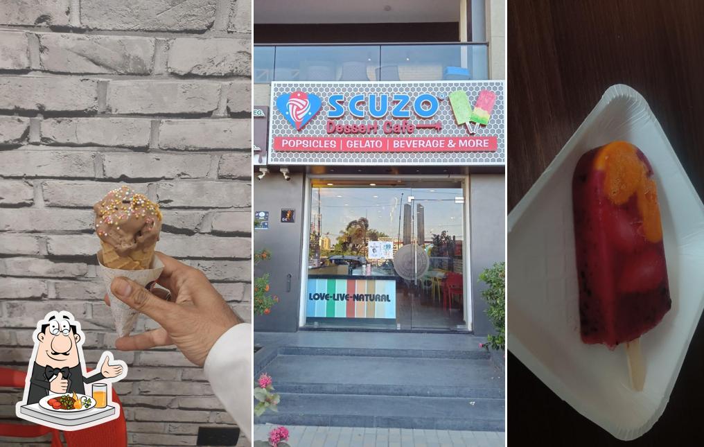 Food at Scuzo Ice 'O' Magic
