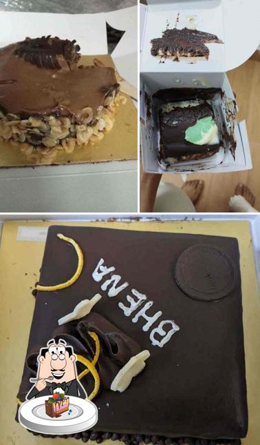 Chocolate cake at Theobroma