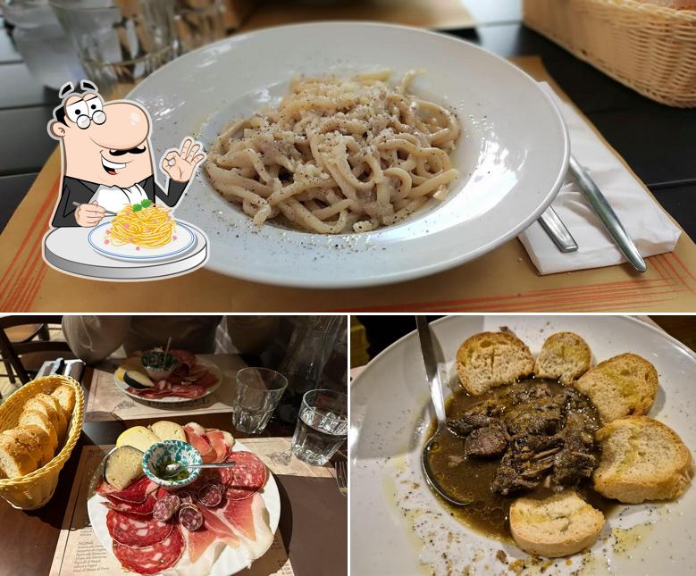 Spaghetti alla carbonara al Trattoria Rendez Vous
