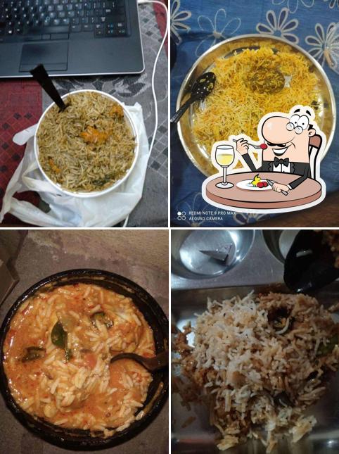 Food at Gongura Biryanis and Rice Boxes