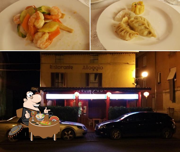 Cibo al Ristorante Acquario Cinese