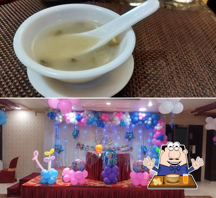 Clam chowder at Atithi Restaurant