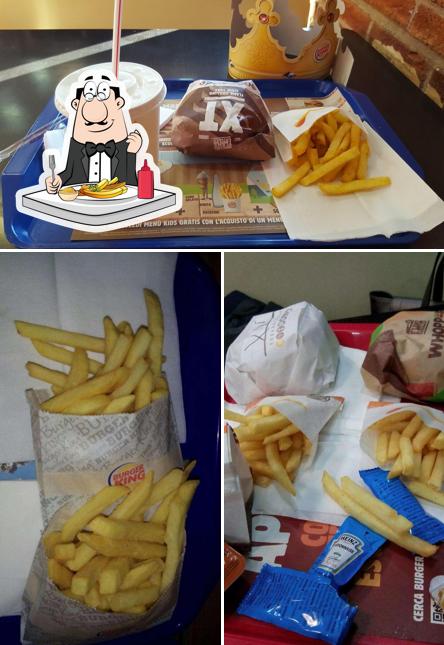 Assaggia le patatine fritte a Burger King