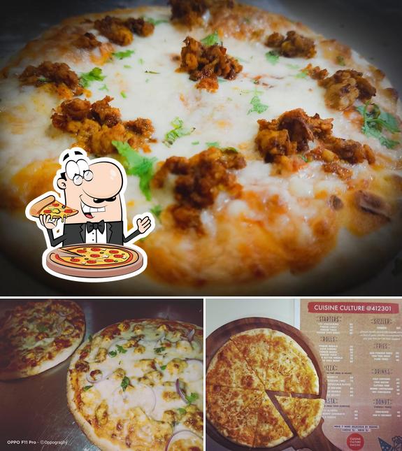 Order various types of pizza