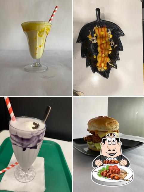 Food at Trick or treat cafe