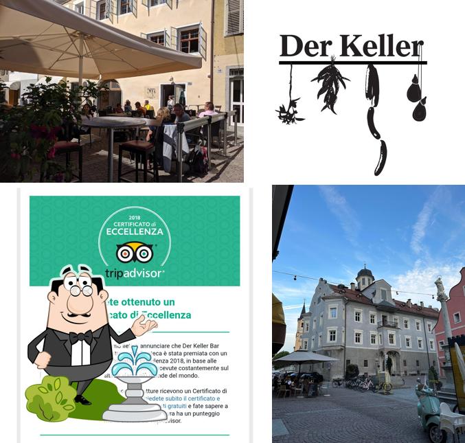 Goditi la vista dall'area esterna di Der Keller Pizzeria