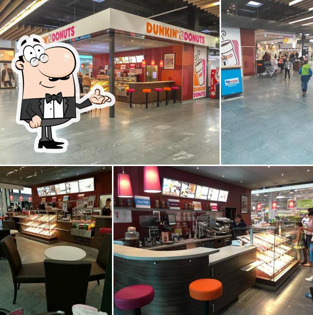 Gli interni di Dunkin' Donuts