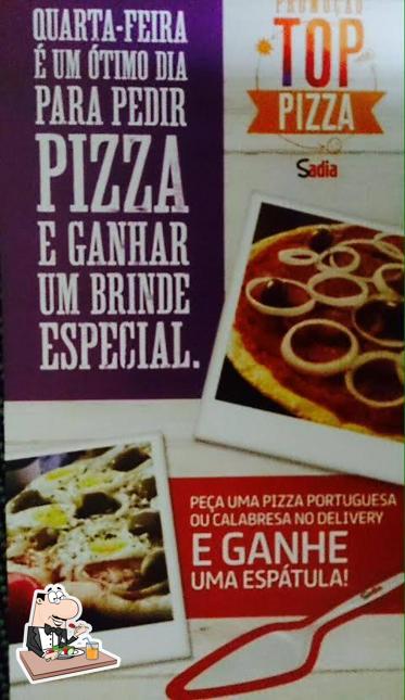 Comida em Gina Pizzas